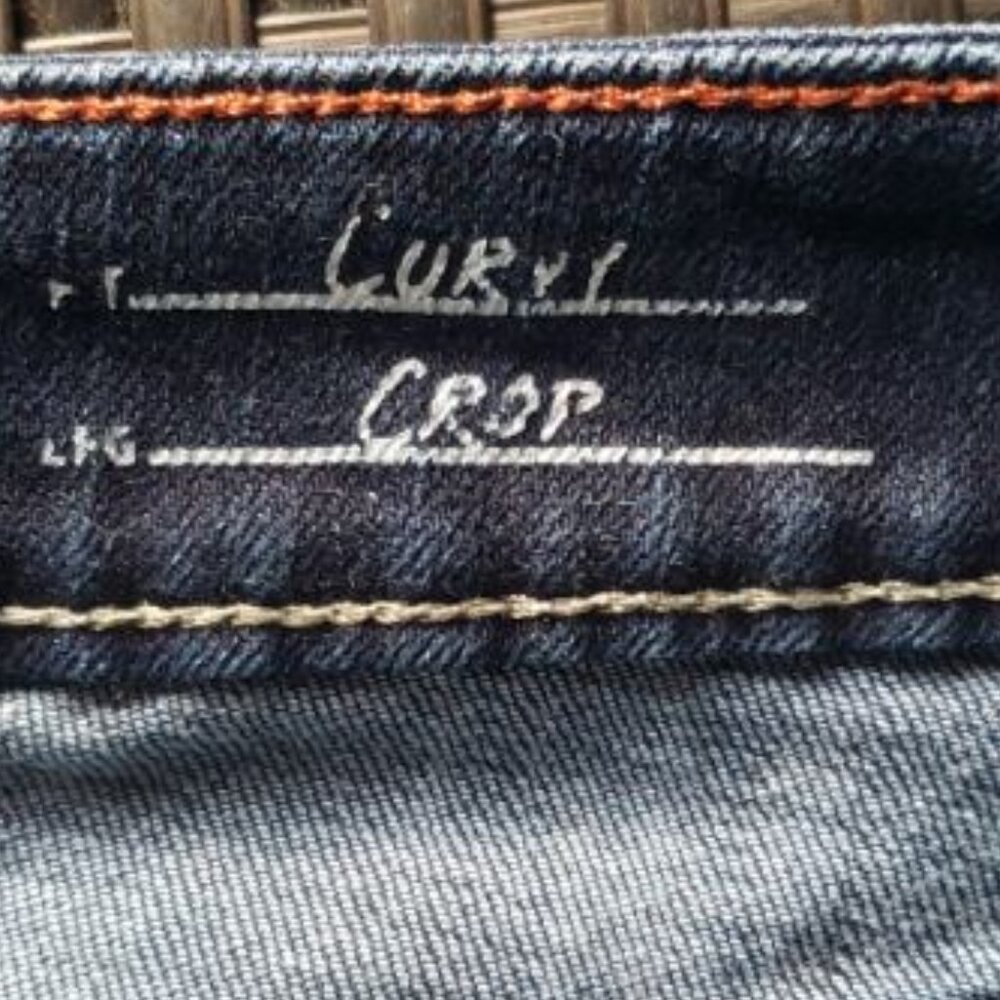 EUC women's Eddie Bauer crop jeans size 12 - Picture 4 of 12
